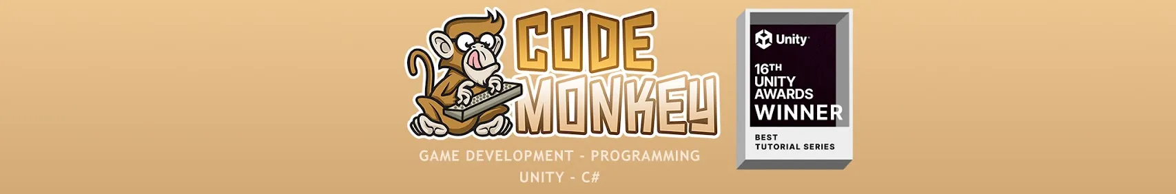شعار قناة Code Monkey - تعليم Unity وC# من مطور محترف